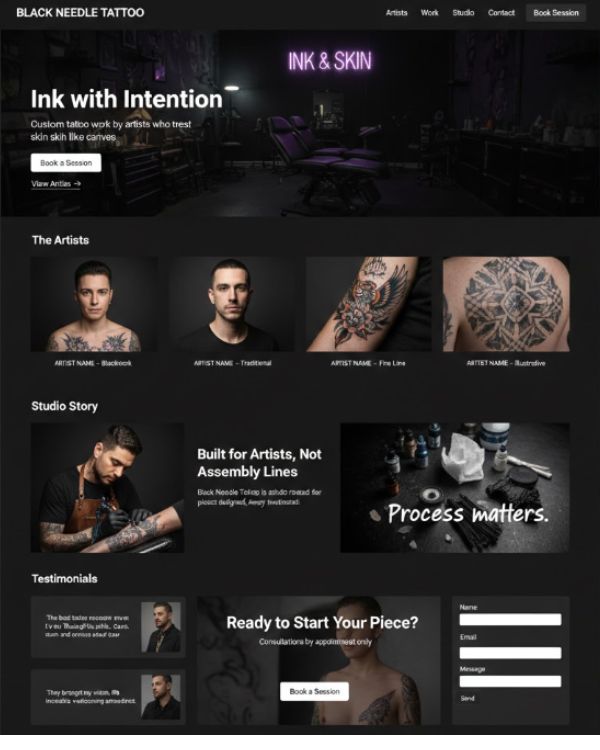 Portfolio design sample 5